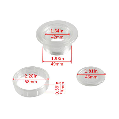 1.63 Inch RV Sunshade Eyelet Plug Cap(Transparent) - Window Foils & Solar Protection by buy2fix | Online Shopping UK | buy2fix