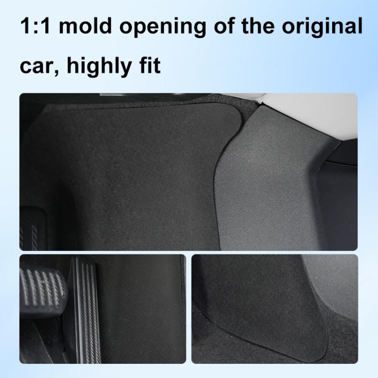 For Xiaomi SU7 2-In-1 Main And Co-Driver Inner Side Guard Plates Dirty-Resistant Anti-Kick Pads(TPE) - Car Interior Mouldings by buy2fix | Online Shopping UK | buy2fix