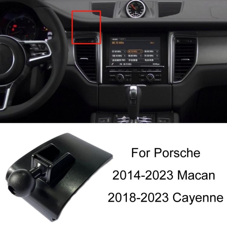 For Porsche Car-Mounted Mobile Phone Navigation Holder Base, Model: 14-23 Macan + 18-23 Cayenne - Special Car Holders by buy2fix | Online Shopping UK | buy2fix