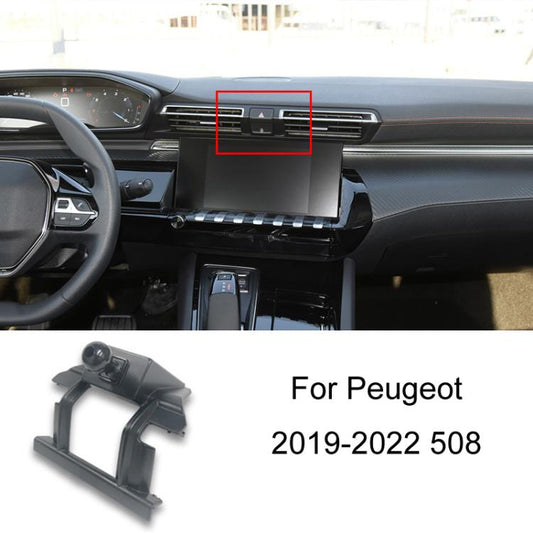 For Peugeot Car-mounted Special Mobile Phone Navigation Bracket Base, Model: 19-22 508 - Special Car Holders by buy2fix | Online Shopping UK | buy2fix