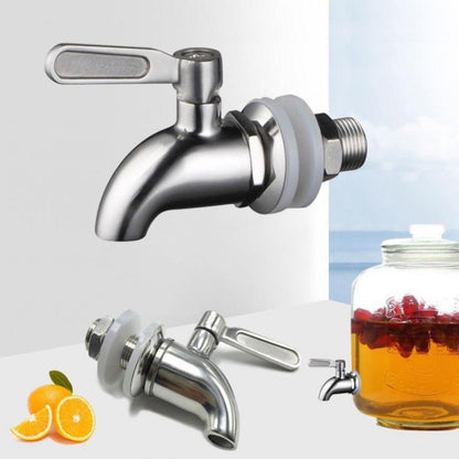 Drink Dispenser Beverage Wine Barrel Tap Spigot Stainless Steel Coffee Juice Faucet - Faucets & Accessories by buy2fix | Online Shopping UK | buy2fix