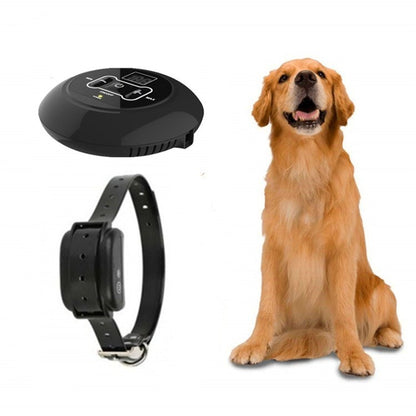 Electronic Fence Wireless Pet Training Device Bark Stop, Plug Type:AU  Plug(With 1 Collar) - Training Aids by buy2fix | Online Shopping UK | buy2fix