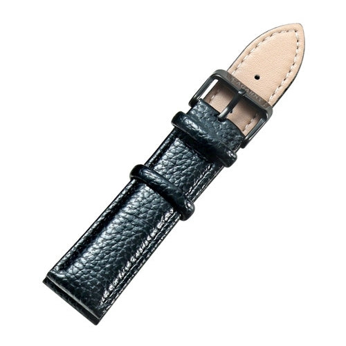CAGARNY Simple Fashion Watches Band Black Buckle Leather Watch Band, Width: 20mm(Black) - Watch Accessories & Parts by CAGARNY | Online Shopping UK | buy2fix