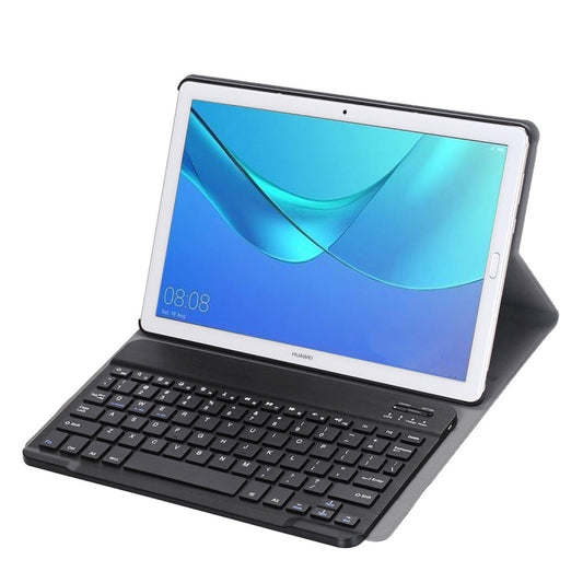 Detachable Bluetooth Keyboard Ultrathin Horizontal Flip Leather Tablet Case for Huawei MediaPad M5 10.8 inch, with Holder(Black) - Huawei Keyboard by buy2fix | Online Shopping UK | buy2fix