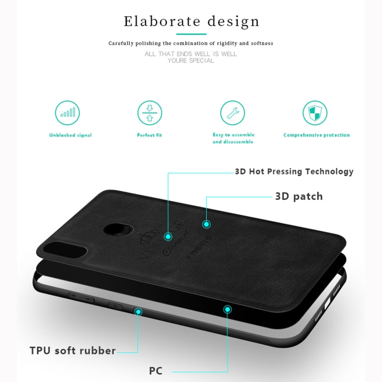 PINWUYO Shockproof Waterproof Full Coverage PC + TPU + Skin Protective Case for Xiaomi Redmi 6 Pro(Grey) - Xiaomi Cases by PINWUYO | Online Shopping UK | buy2fix