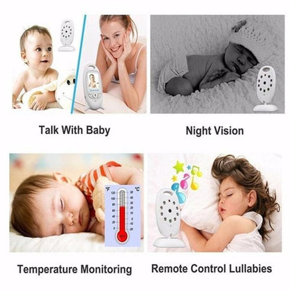 VB601 2.0 inch LCD Screen Hassle-Free Portable Baby Monitor, Support Two Way Talk Back, Night Vision(AU Plug) - Security by buy2fix | Online Shopping UK | buy2fix