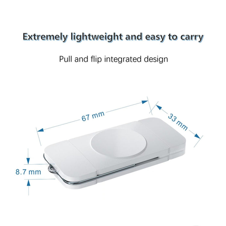 U8 USB / Type-C Magnetic Wireless Charger Fast Charger for Apple Watch Series (White) - Smart Wear by buy2fix | Online Shopping UK | buy2fix