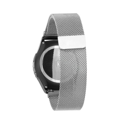 Watch Loop Magnetic Closure Clasp Stainless Steel Watchband for Samsung Gear S2 Classic / S2(Silver) - Smart Wear by buy2fix | Online Shopping UK | buy2fix