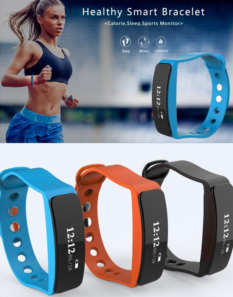 TLW05 0.86 inch OLED Display Bluetooth Smart Bracelet, IP66 Waterproof Support Pedometer / Calls Remind / Sleep Monitor / Sedentary Reminder / Alarm / Remote Capture, Compatible with Android and iOS Phones (Orange) - Smart Wear by buy2fix | Online Shopping UK | buy2fix