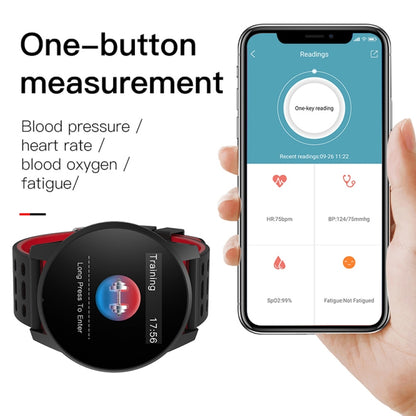 KY108 1.3 inches 240x240 Resolution Smart Bracelet IP67 Waterproof, Support Call Reminder /Heart Rate Monitoring /Sleep Monitoring /Blood Pressure Monitoring /Blood Oxygen Monitoring (Red) - Smart Wear by buy2fix | Online Shopping UK | buy2fix