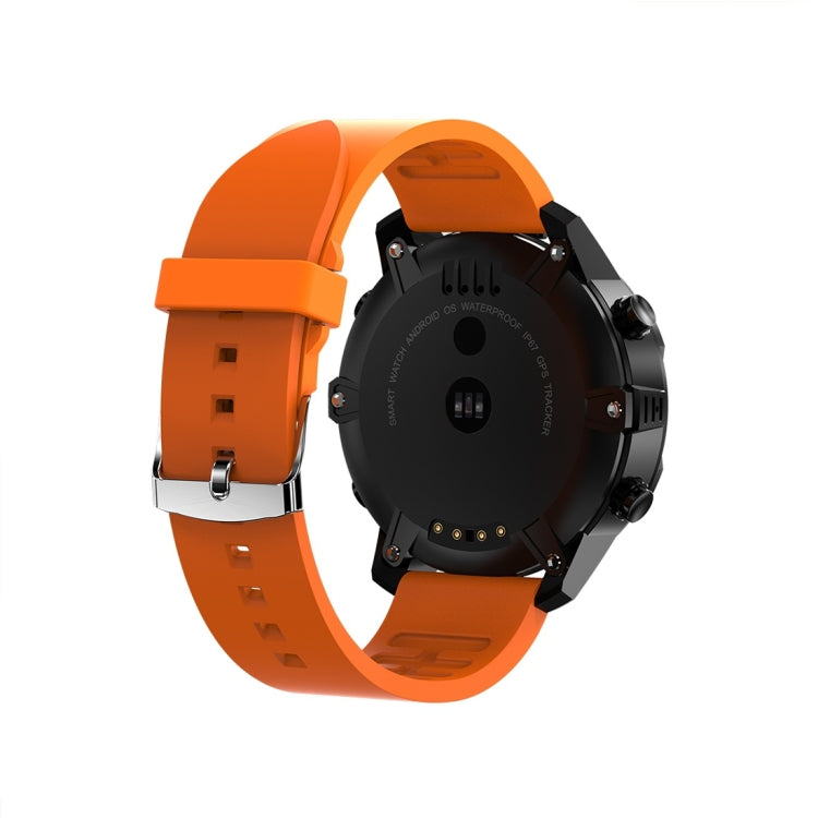 S3 1.39 inch OLED Screen Display Bluetooth Smart Watch, IP67 Waterproof, Support Compass / Heart Rate Monitor / SIM Card / GPS Navigation, Compatible with Android and iOS Phones(Orange) - Smart Wear by buy2fix | Online Shopping UK | buy2fix