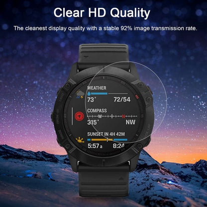 For Garmin Fenix 6 Pro 0.26mm 2.5D 9H Tempered Glass Film Screen Protector - Screen Protector by buy2fix | Online Shopping UK | buy2fix