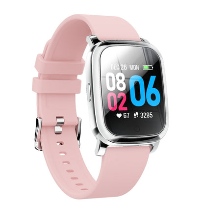 CV06 1.3 inch TFT Color Screen TPU Watch Band Smart Bracelet, Support Call Reminder/ Heart Rate Monitoring /Blood Pressure Monitoring/ Sleep Monitoring/Blood Oxygen Monitoring (Pink) - Smart Wear by buy2fix | Online Shopping UK | buy2fix