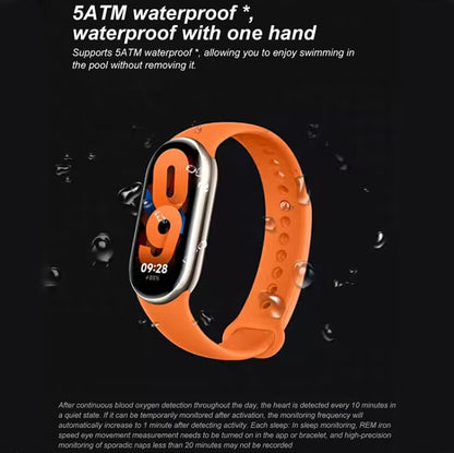 Original Xiaomi Mi Band 8 1.62 inch AMOLED Screen 5ATM Waterproof Smart Watch, Support Blood Oxygen / Heart Rate Monitor(Black) - Wearable Devices by Xiaomi | Online Shopping UK | buy2fix