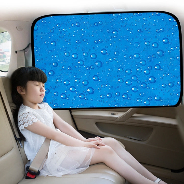 4 in 1 R-2938 Single-Layer Sun Protection Magnetic Car Curtain Vehicle Water Drop Sunshade - In Car by buy2fix | Online Shopping UK | buy2fix