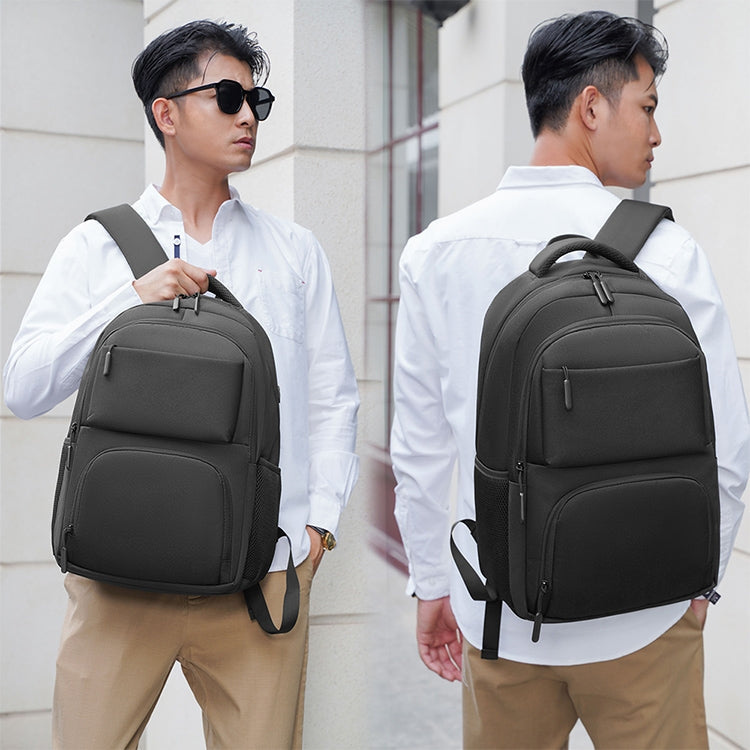 cxs-615 Multifunctional Oxford Laptop Bag Backpack (Light Grey) - Backpack by buy2fix | Online Shopping UK | buy2fix