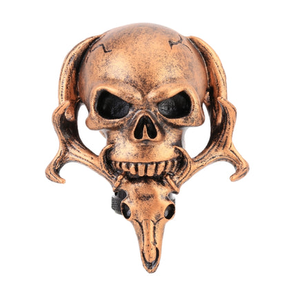 Universal Vehicle Car Creative Skull Double Heads Shaped Shifter Cover Manual Automatic Gear Shift Knob (Bronze) - Shift Knob by buy2fix | Online Shopping UK | buy2fix