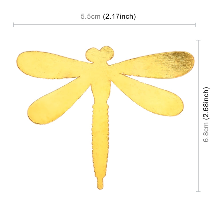 Dragonfly Shape Car Metal Body Decorative Sticker (Gold) - Decorative Sticker by buy2fix | Online Shopping UK | buy2fix