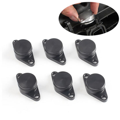 6 PCS 22mm Swirl Flap Flaps Delete Removal Blanks Plugs for BMW M57 (6-cylinder)(Black) - In Car by buy2fix | Online Shopping UK | buy2fix