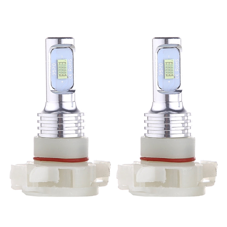 2 PCS H16(EU) 72W 1000LM 6000-6500K Super Bright White Light Car Fog LED Bulbs, DC 12-24V (Ice Blue Light) - In Car by buy2fix | Online Shopping UK | buy2fix