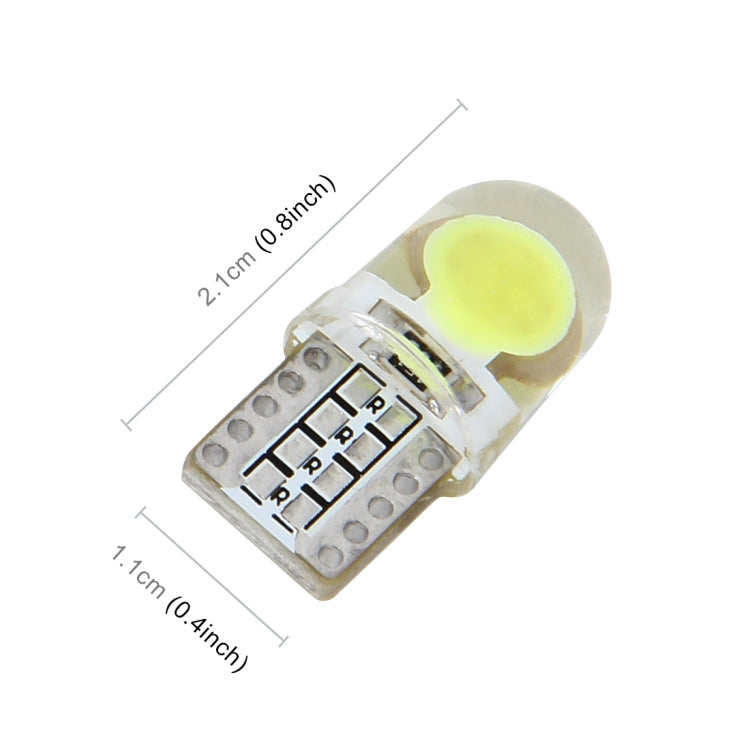 10 PCS T10 W5W DC 12V 1W 60LM Car Clearance Lights LED Marker Lamps with Decoder - Clearance Lights by buy2fix | Online Shopping UK | buy2fix