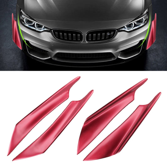 4 PCS Car-Styling Flank Decorative Sticker(Red) - Decorative Sticker by buy2fix | Online Shopping UK | buy2fix