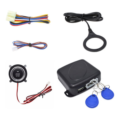 Smart Car Switch Car Engine Start Stop Switch Car Push Start Switch, with RFID Alarm System - In Car by buy2fix | Online Shopping UK | buy2fix