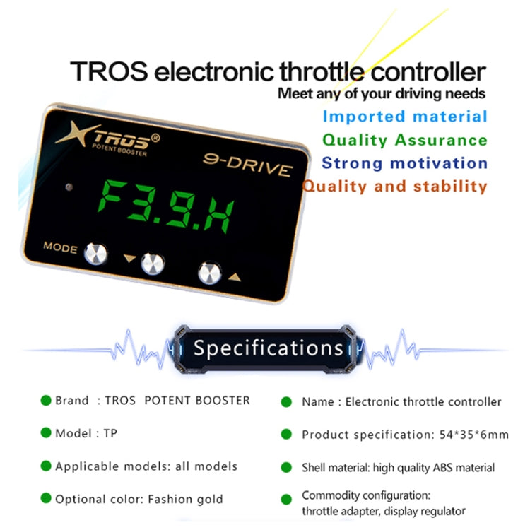 TROS TP 9-Drive Electronic Throttle Controller for Honda Civic  2016 1.5T - Car Modification by TROS | Online Shopping UK | buy2fix