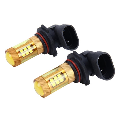 2 PCS 9005 10W 1000 LM Car Fog Lights with 28 SMD-3030 LED Lamps, DC 12V(Gold Light) - Fog / Driving Lights by buy2fix | Online Shopping UK | buy2fix