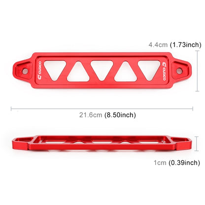 Universal Car Long Stainless Steel Battery Tie Down Clamp Bracket, Size: 21.6 x 4.4 x 1cm (Red) - In Car by buy2fix | Online Shopping UK | buy2fix