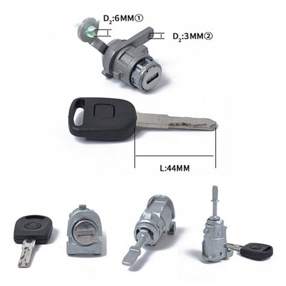 Driver Seat Door Lock Core Left Door Lock Core 72181-SDA-A11 for Honda Accord - In Car by buy2fix | Online Shopping UK | buy2fix