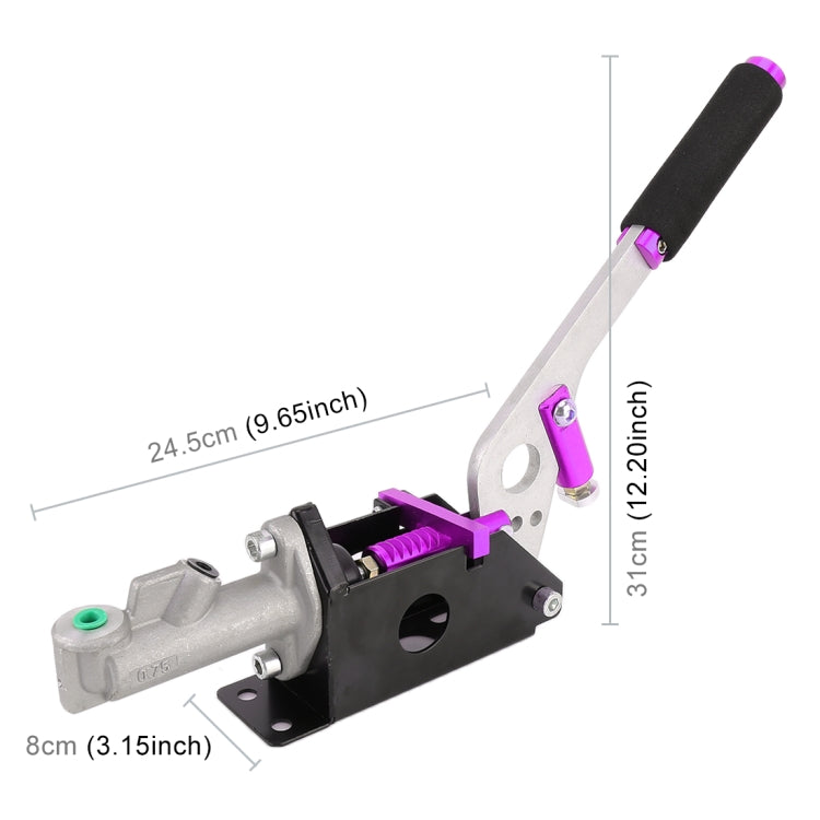 Car Modification Racing Hydraulic Drift Handbrake Short Straight Handle(Purple) - In Car by buy2fix | Online Shopping UK | buy2fix