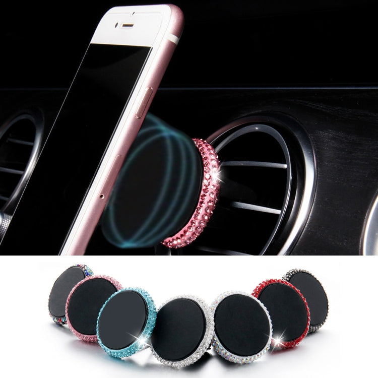 Car Diamond Magnetic Air Outlet Mobile Phone Holder(Colour) - Car Holders by buy2fix | Online Shopping UK | buy2fix