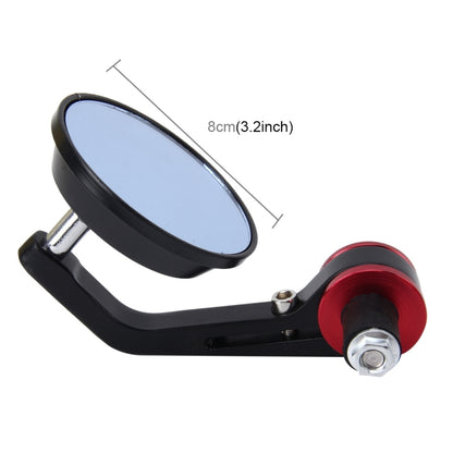 2 PCS Universal Motorcycle Round Shape  Rear View Mirror for Most Motorcycle - Side Mirrors by buy2fix | Online Shopping UK | buy2fix