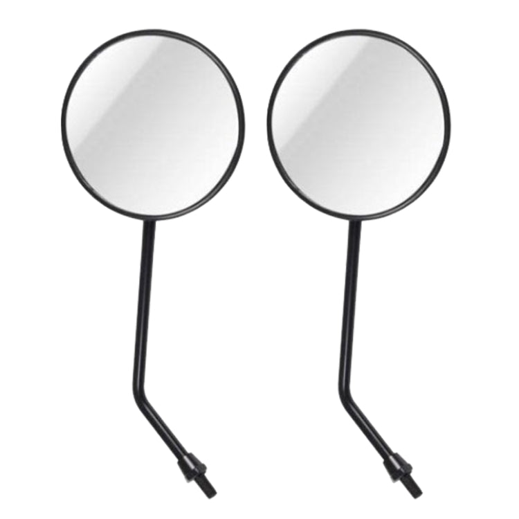 2 PCS Motorcycle Universal ABS Shell Metal Holder Rear VIew Mirror for JH70 JC70 CG125 - Side Mirrors by buy2fix | Online Shopping UK | buy2fix