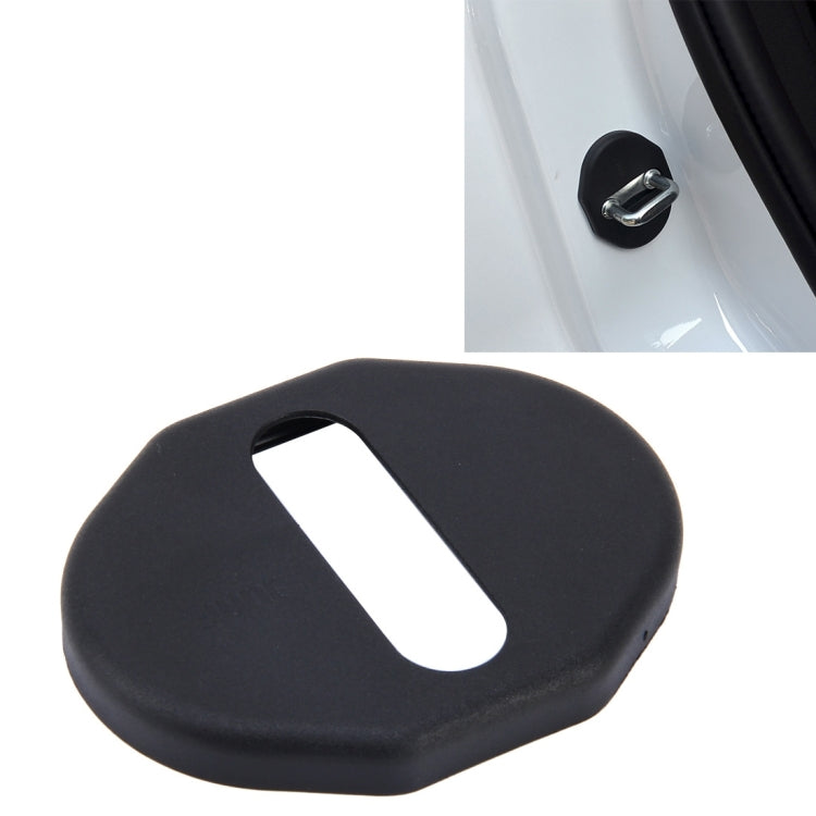 4 PCS Car Door Lock Buckle Decorated Rust Guard Protection Cover for Besturn B50 B70 Hawtai BOLIGER Santa Fe Luxgen SUV MPV7 U6 - In Car by buy2fix | Online Shopping UK | buy2fix