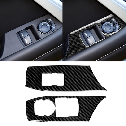 2 in 1 Car Carbon Fiber Window Lift Panel Decorative Sticker for Chevrolet Camaro 2017-2019, Left Drive -  by buy2fix | Online Shopping UK | buy2fix