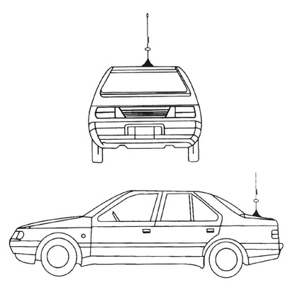 PS-95 Modified Car FM / AM Antenna Aerial -  by buy2fix | Online Shopping UK | buy2fix