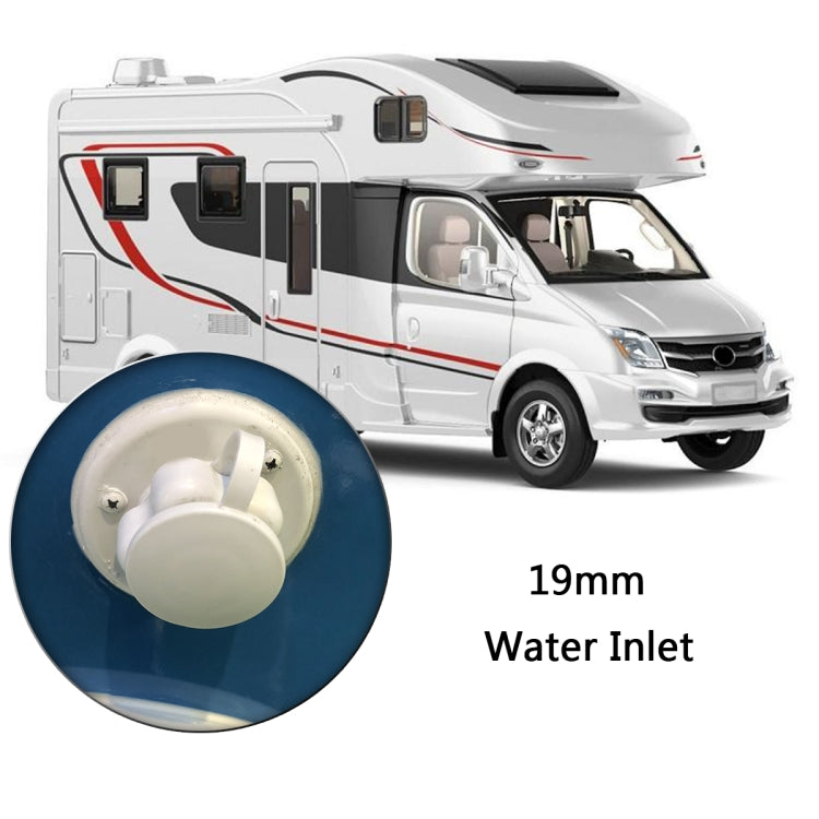 19mm Water Inlet Fill Hatch Lock One Way Non Return Check Valve for RV Camper Trailer Cars - In Car by buy2fix | Online Shopping UK | buy2fix