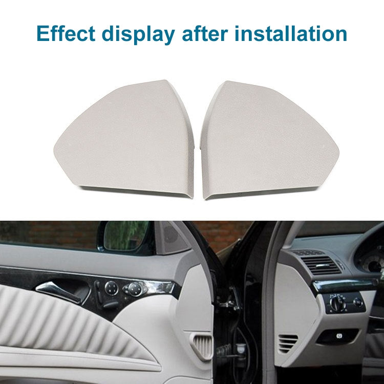 Car Left Side Front Door Trim Panel Plastic Cover 2117270148  for Mercedes-Benz E Class W211 2003-2008 (Grey) - In Car by buy2fix | Online Shopping UK | buy2fix