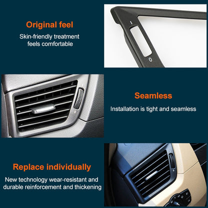 Car Left Side Air Conditioner Vent Panel for BMW X1, Left Driving(Color: Matte) - In Car by buy2fix | Online Shopping UK | buy2fix