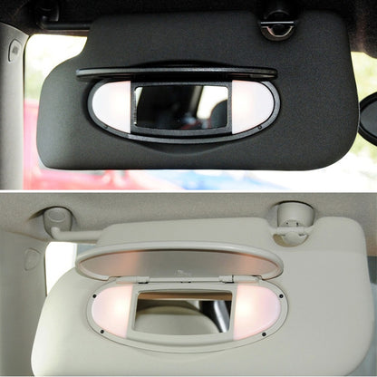 Car Sunshade Makeup Mirror Sun Visor for BMW mini R50R56, Left Driving (Grey) - In Car by buy2fix | Online Shopping UK | buy2fix