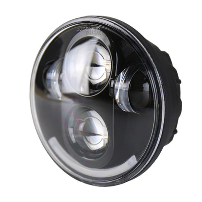 5.75 inch DC12V 6000K-6500K 40W Car LED Headlight for Harley(Black) - In Car by buy2fix | Online Shopping UK | buy2fix