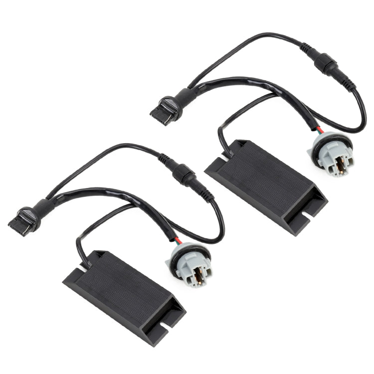 2 PCS 7440 DC12V 50W 6 Ohms Turn Signal / Reversing Light / Brake Light Split Dual Resistance Decoder - In Car by buy2fix | Online Shopping UK | buy2fix