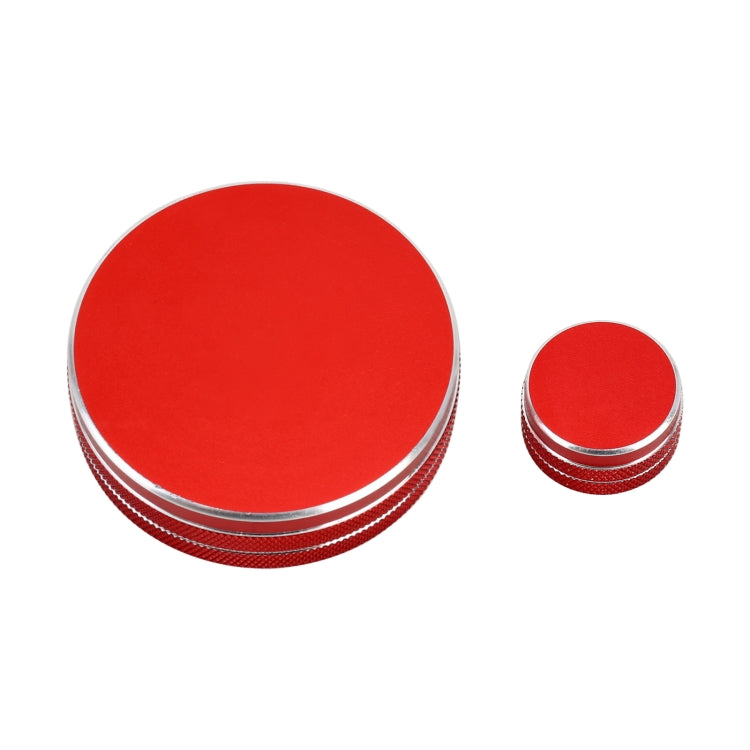 2 PCS Car Metal Central Control Knob Case for Cadillac (Red) -  by buy2fix | Online Shopping UK | buy2fix