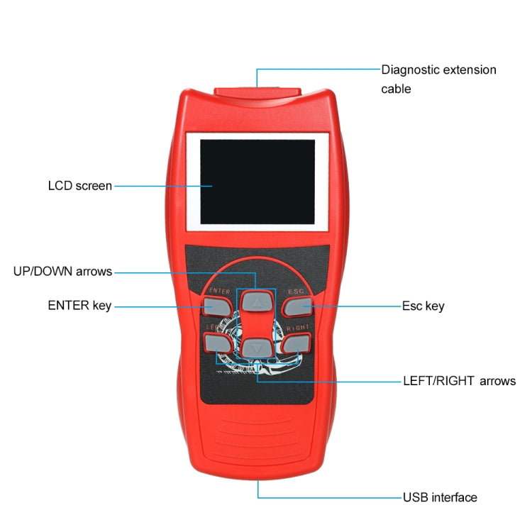 V800 Car Mini Code Reader OBD2 Fault Detector Diagnostic Tool - In Car by buy2fix | Online Shopping UK | buy2fix