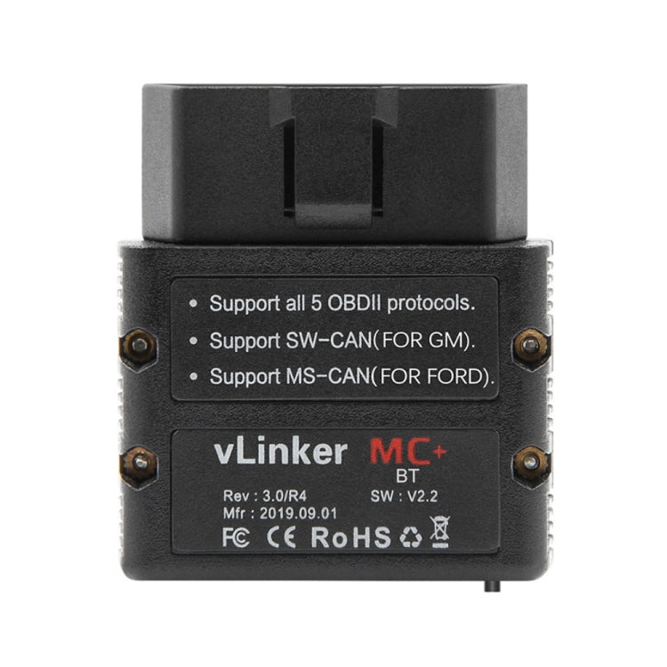 VLINKER MC V2.2 Bluetooth 3.0 Car OBD Fault Diagnosis Detector - In Car by buy2fix | Online Shopping UK | buy2fix