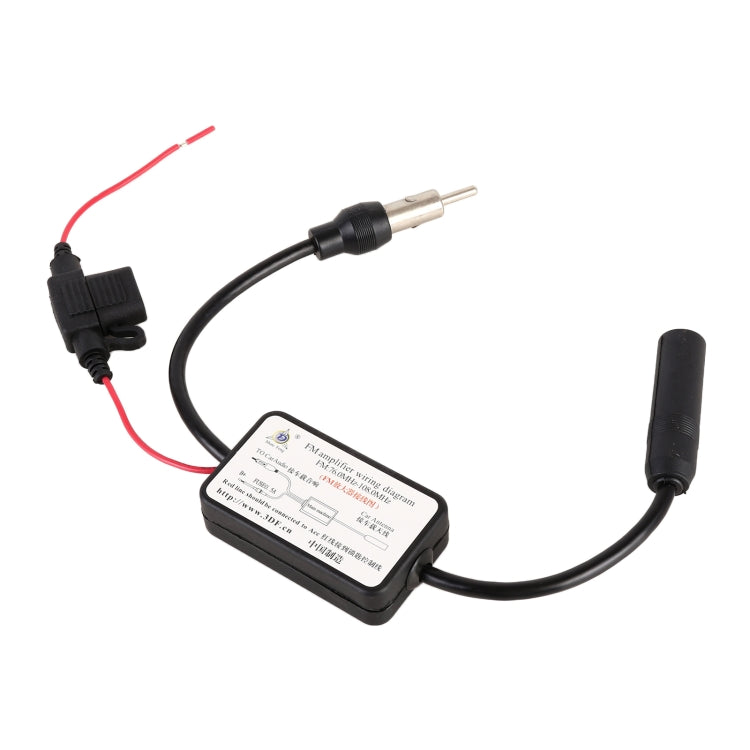 Universal 12V Radio FM Antenna Signal Amplifier Booster -  by buy2fix | Online Shopping UK | buy2fix