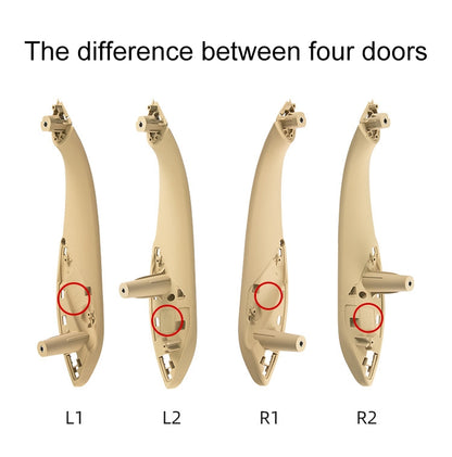 Car Left Rear Side Inner Armrest Door Handle for BMW F30 / F35, Left and Right Drive Universal(Beige) - In Car by buy2fix | Online Shopping UK | buy2fix