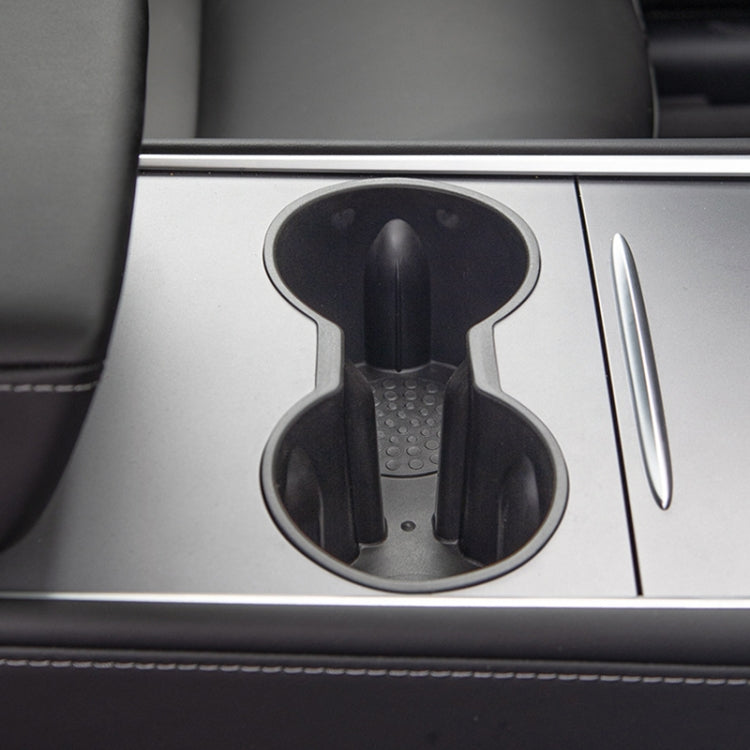 SHUNWEI SD-1054 Car Water Cup Holder for Tesla Model 3 / Y(Grey) - In Car by SHUNWEI | Online Shopping UK | buy2fix